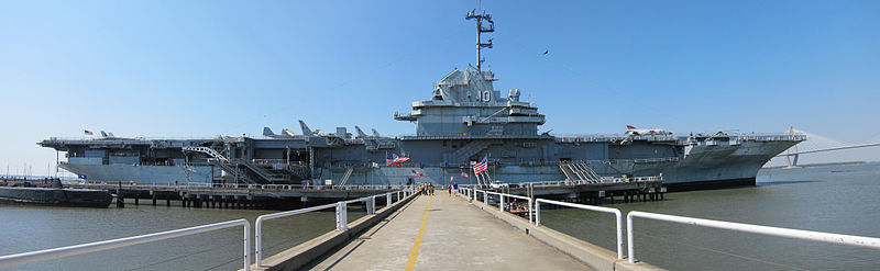 Uss Yorktown Part Of Charlestons Harbor Military History Traveler